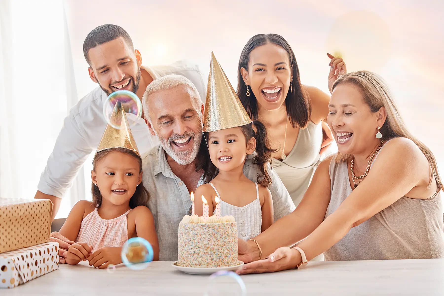 Eventos familiares e comemorativos